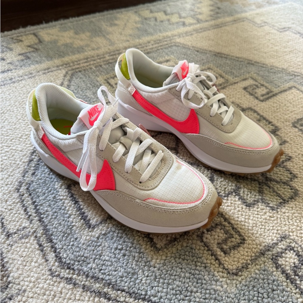 Nike Waffle - Retro Pink and White Sneakers - New!